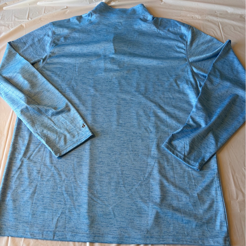 Light Blue Quarter-Zip Performance Pullover - image 2